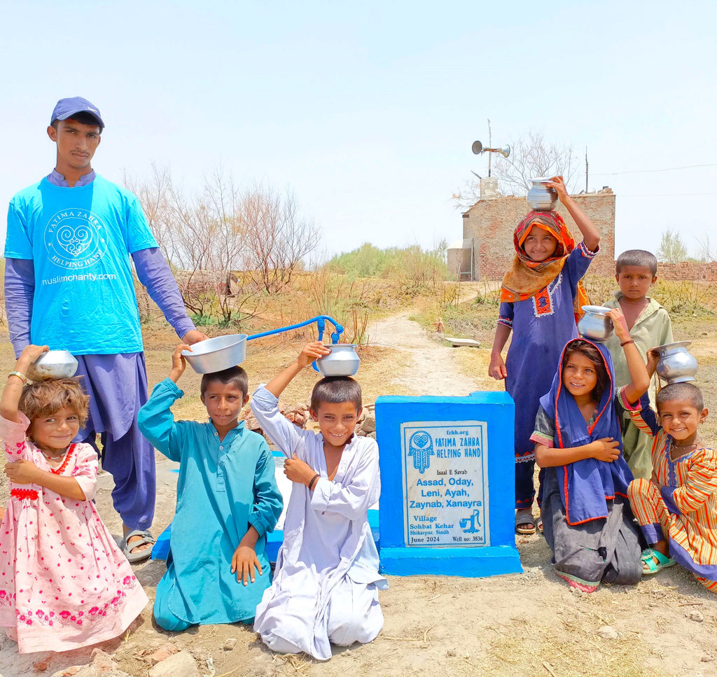 Sindh, Pakistan – Assad, Oday, Leni, Ayah, Zaynab, Xanayra – FZHH Water Well# 3836