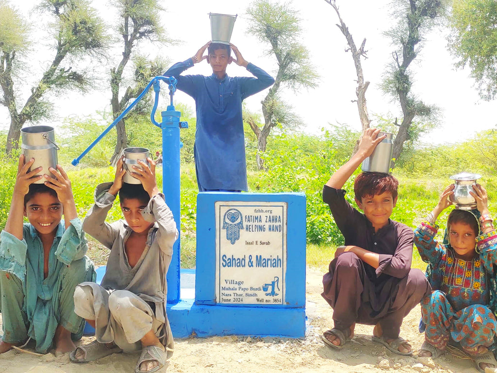 Sindh, Pakistan – Sahad & Mariah – FZHH Water Well# 3854