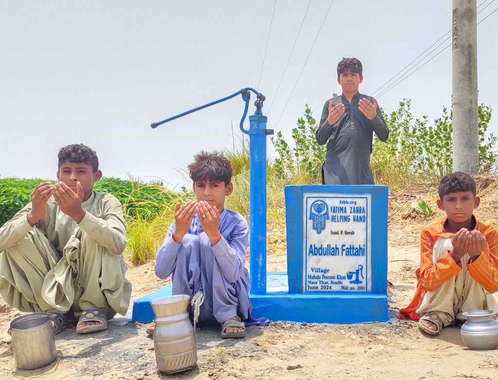 Sindh, Pakistan – Abdullah Fattahi – FZHH Water Well# 3881