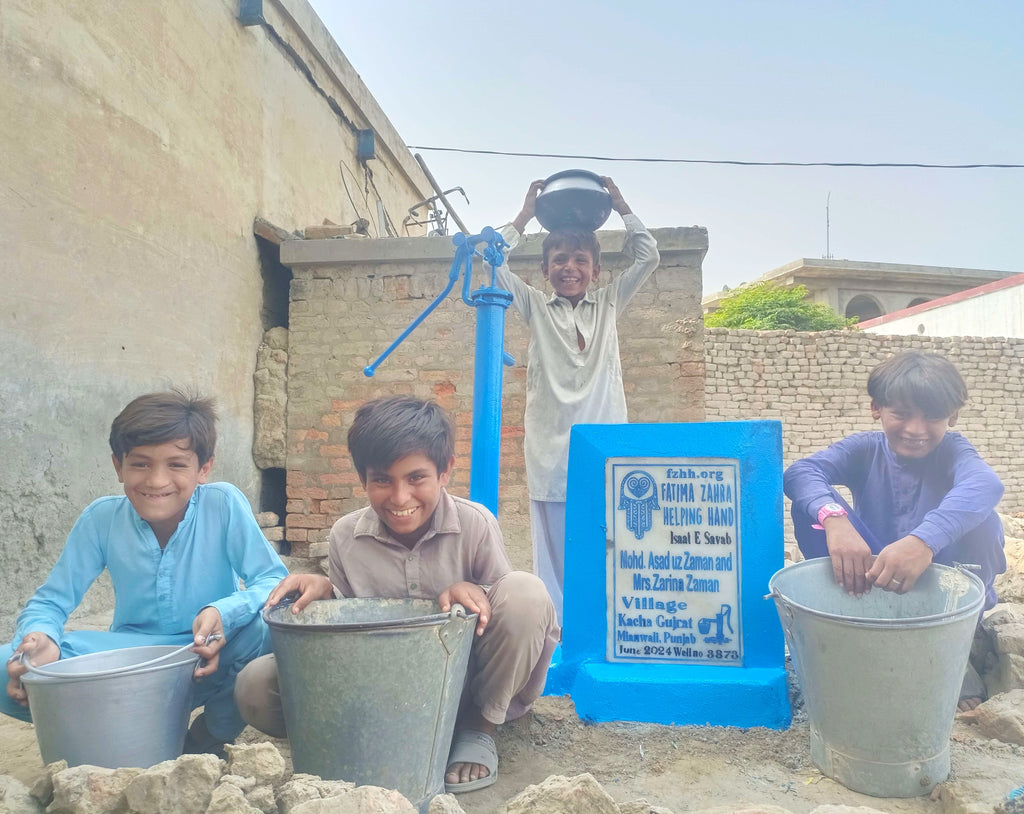 Punjab, Pakistan – Mohd. Asad uz Zaman and Mrs. Zarina Zaman – FZHH Water Well# 3873