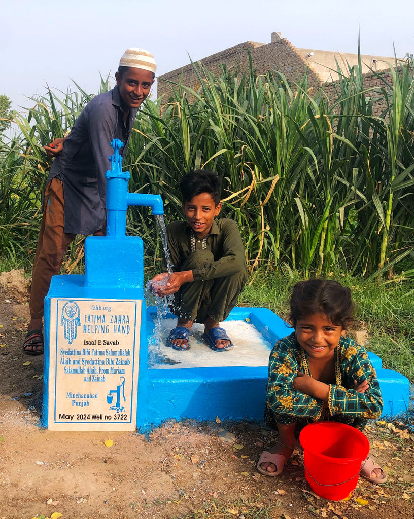 Punjab, Pakistan – Syedattina Bibi Fatima Salamullalah Alaih and Syedattina Bibi Zainab Salamullah Alaih. From Mariam and Zainab – FZHH Water Well# 3722