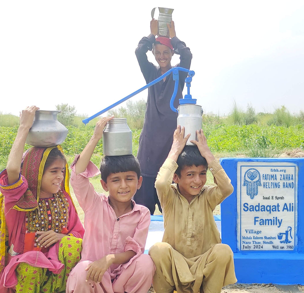 Sindh, Pakistan – Sadaqat Ali Family – FZHH Water Well# 3980