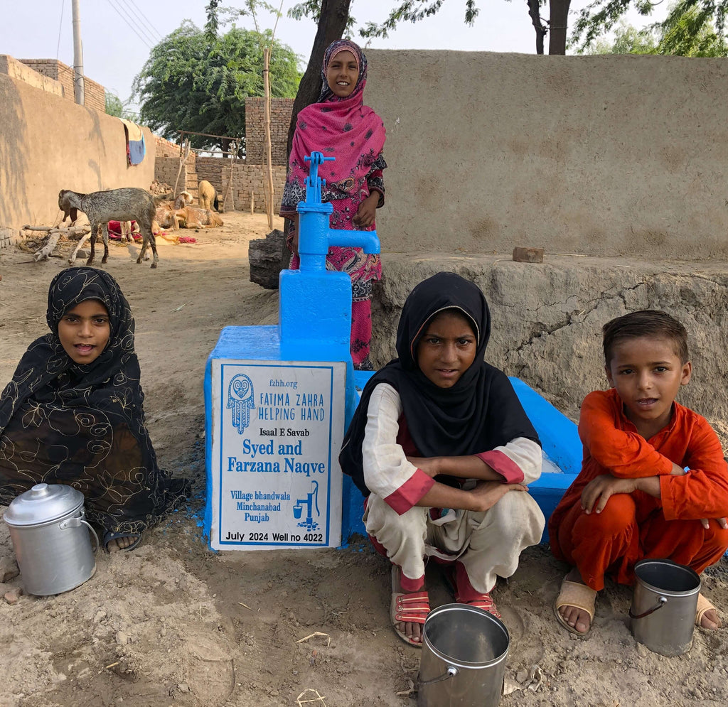 Punjab, Pakistan – Syed and Farzana Naqvi – FZHH Water Well# 4022