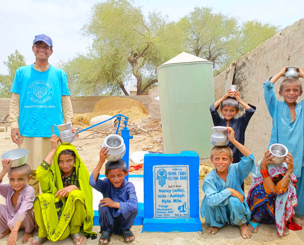 Sindh, Pakistan – Nancy (Wife), Kids - Aaliayh Nyla. Mila – FZHH Water Well# 3961