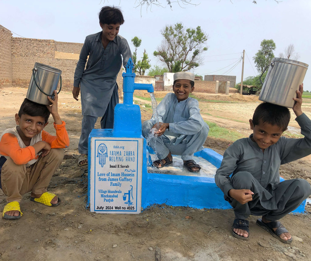 Punjab, Pakistan – Love of Imam Hussein علیہ السلام from James Gaffney Family – FZHH Water Well# 4025