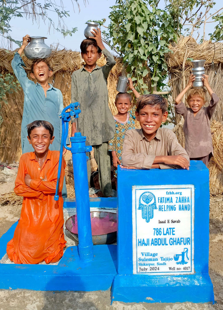 Sindh, Pakistan – 786 LATE HAJI ABDUL GHAFUR – FZHH Water Well# 4017