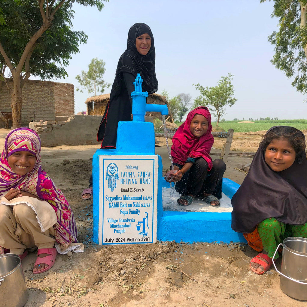 Punjab, Pakistan – Sayyedina Muhammad s.a.v.s & Ahlil Bait an Nabi s.a.v.s Sopa Family – FZHH Water Well# 3981