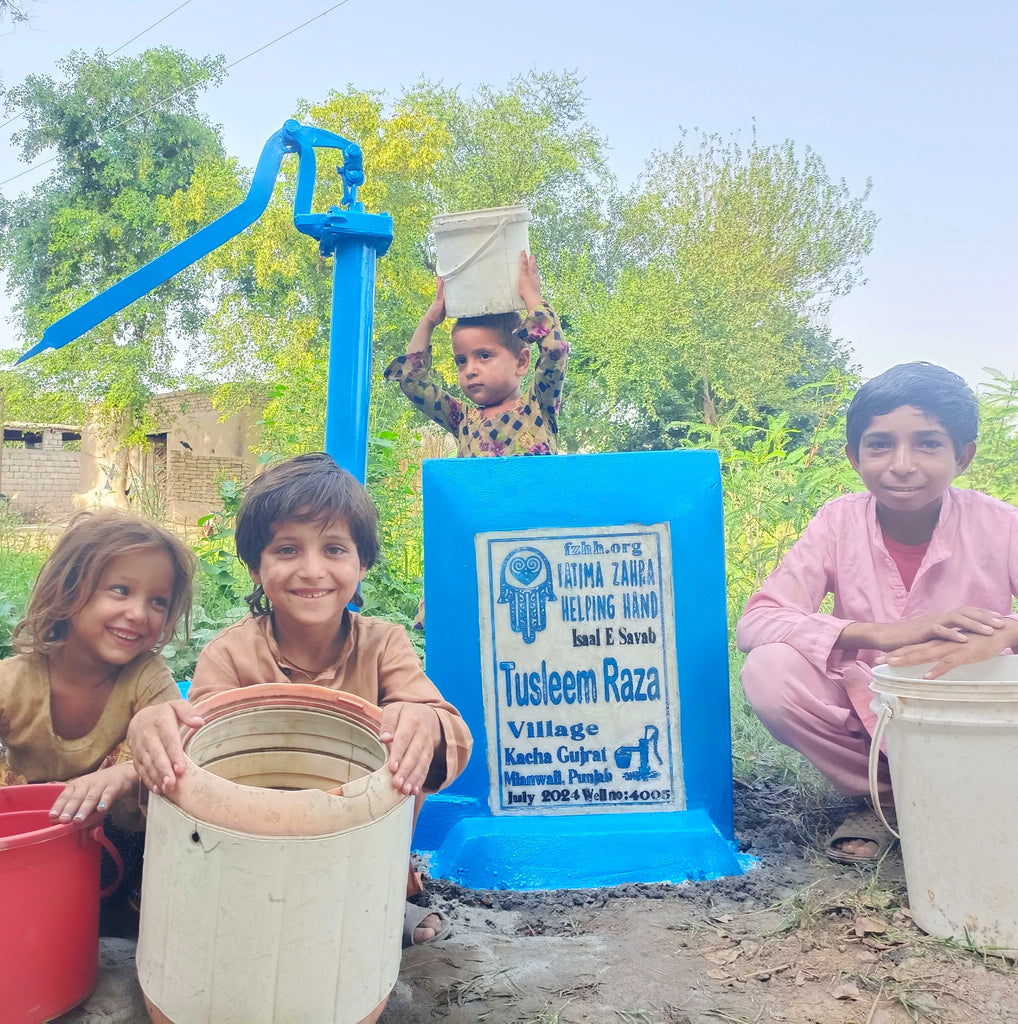 Punjab, Pakistan – Tusleem Raza – FZHH Water Well# 4005