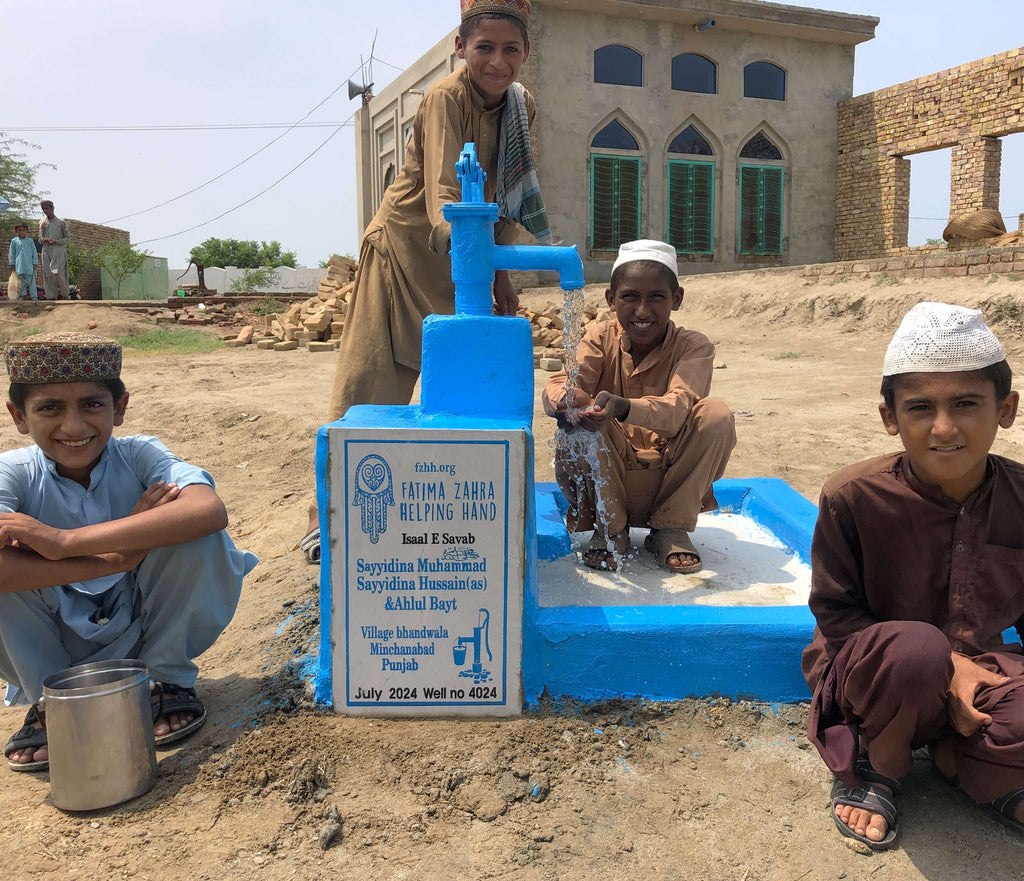 Punjab, Pakistan – Sayyidina Muhammad صلےاللہ علیہ وسلم Sayyidina Hussain (as)& Ahlul Bayt – FZHH Water Well# 4024