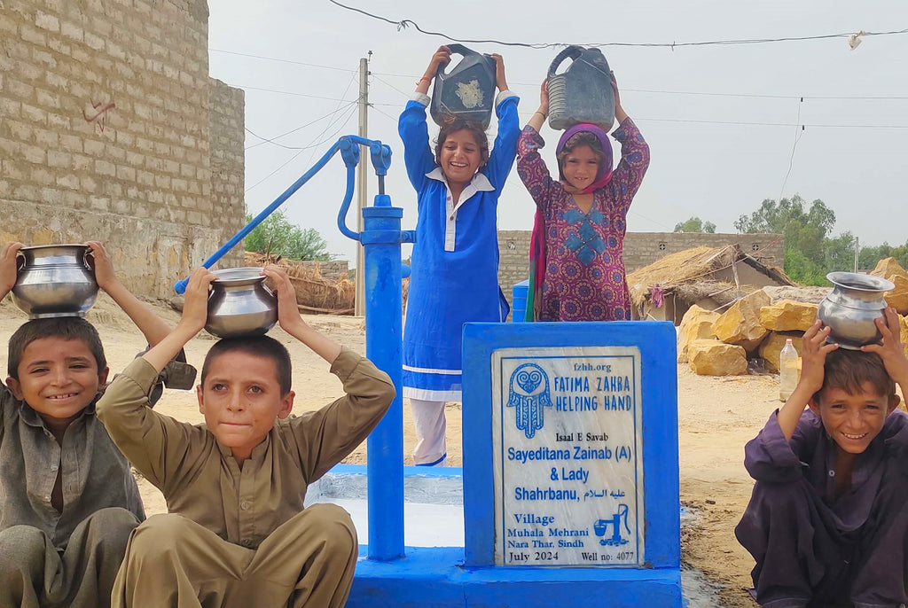 Sindh, Pakistan – Sayeditana Zainab (A) & Lady Shahrbanu AS – FZHH Water Well# 4077