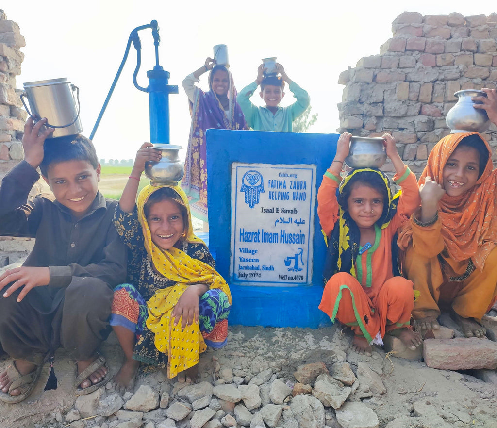 Sindh, Pakistan – Hazrat Imam Hussain RA – FZHH Water Well# 4070