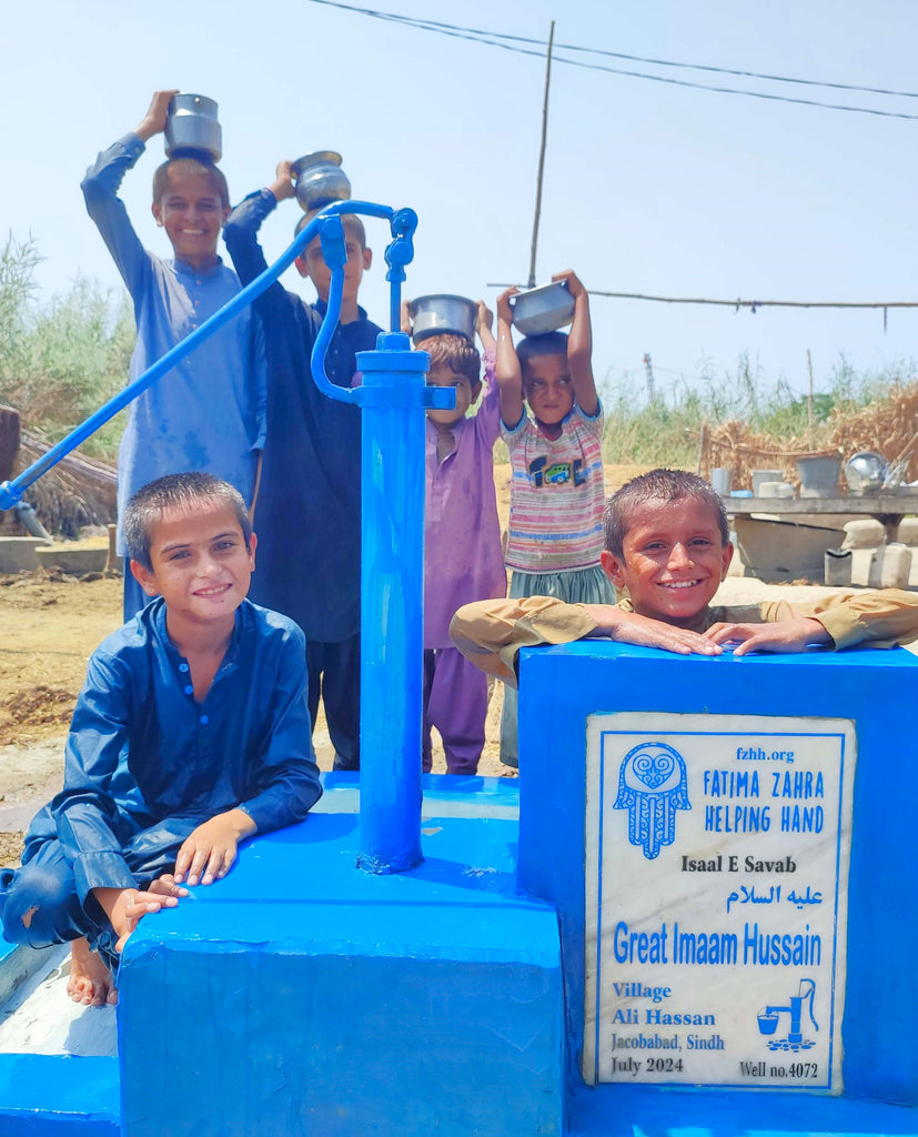 Sindh, Pakistan – Great Imam Hussain AS – FZHH Water Well# 4072