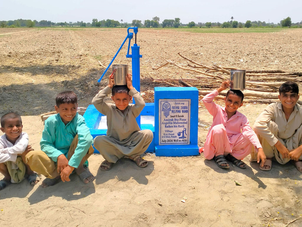 Punjab, Pakistan – Amirah bte firos angullia Muhammad raihan bin rusli – FZHH Water Well# 4036