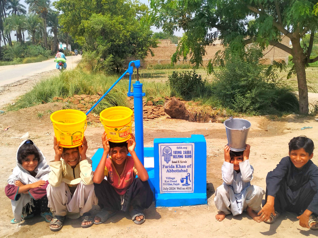 Punjab, Pakistan – Farida Khan of Abbottabad – FZHH Water Well# 4030