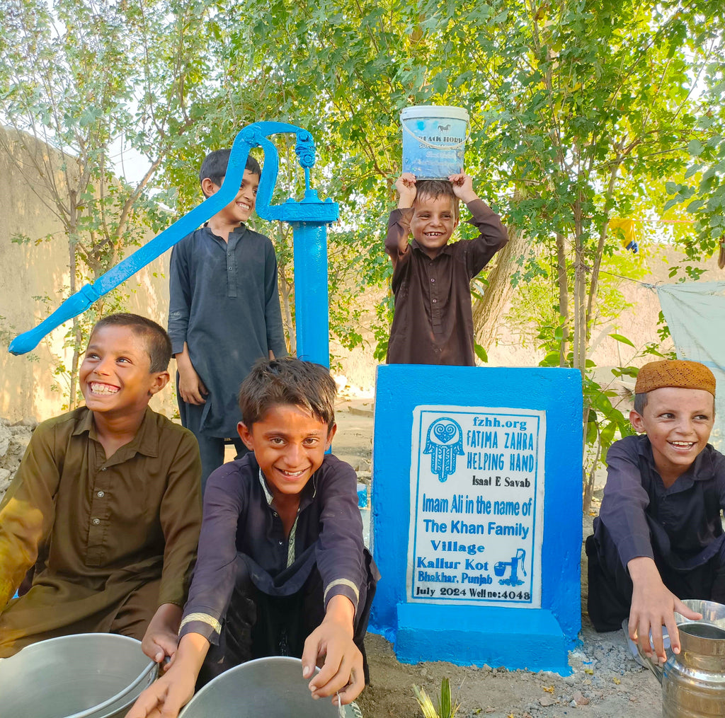 Punjab, Pakistan – Imam Ali in the name of the Khan Family – FZHH Water Well# 4048