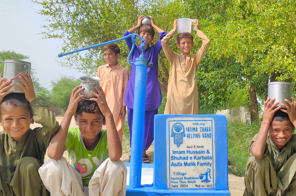 Sindh, Pakistan – Imam Hussain & Shuhada e Karbala Asifa Malik Family – FZHH Water Well# 4162