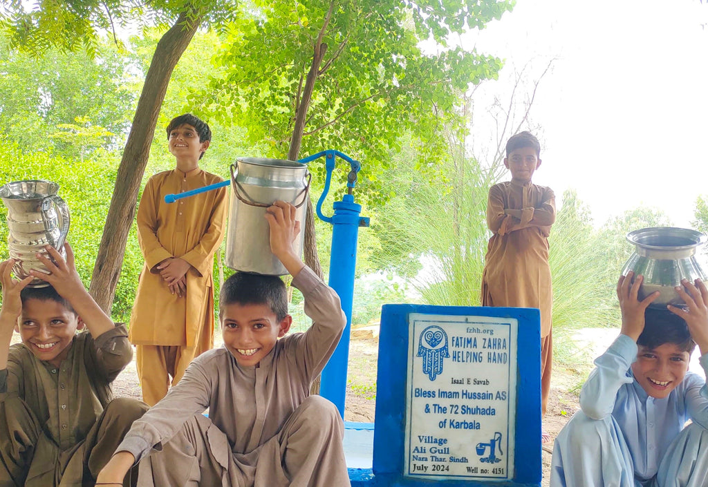 Sindh, Pakistan – Bless Imam Hussain AS & The Shuhada of Karbala – FZHH Water Well# 4151