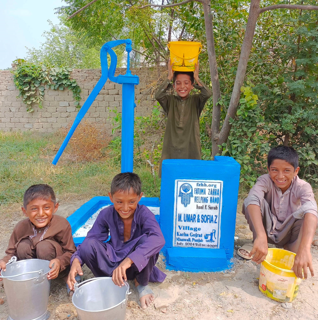 Punjab, Pakistan – M. UMAR & SOFIA Z – FZHH Water Well# 4002