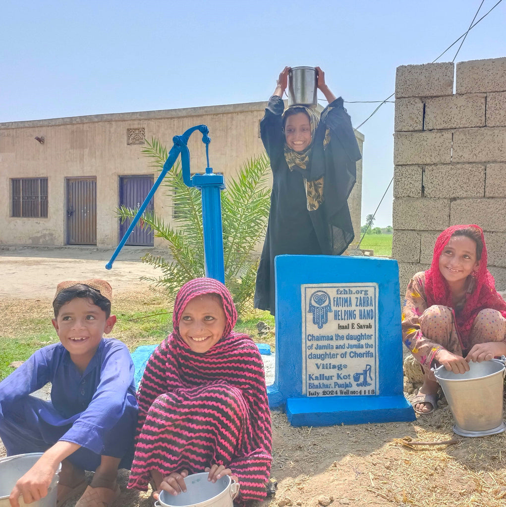 Punjab, Pakistan – Chaimaa the daughter of Jamila and Jamila the daughter of Cherifa – FZHH Water Well# 4118