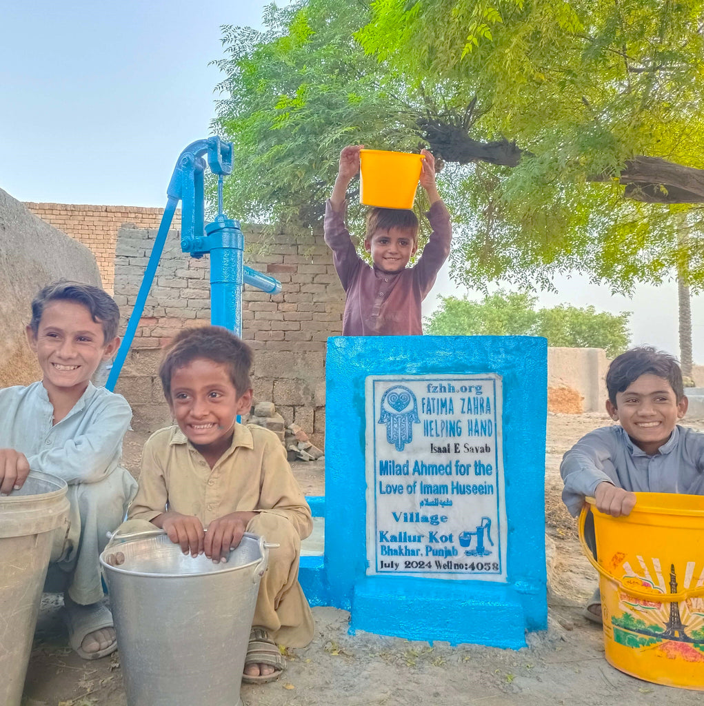 Punjab, Pakistan – Milad Ahmed for the Love of Imam Huseein ‎عليه السلام – FZHH Water Well# 4058