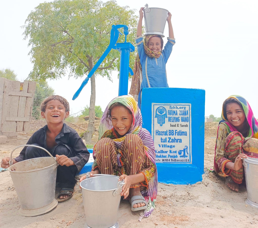 Punjab, Pakistan – Hazrat BB Fatima tul Zahra – FZHH Water Well# 4121