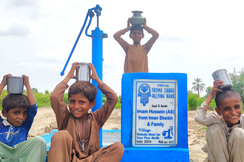 Sindh, Pakistan – Imam Hussain (AS) From Imam Sheikh & Family – FZHH Water Well# 4152