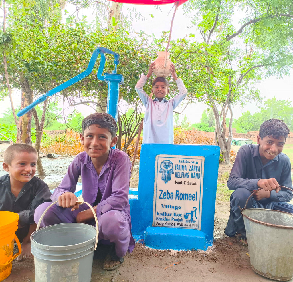 Punjab, Pakistan – Zeba Romeel – FZHH Water Well# 4193