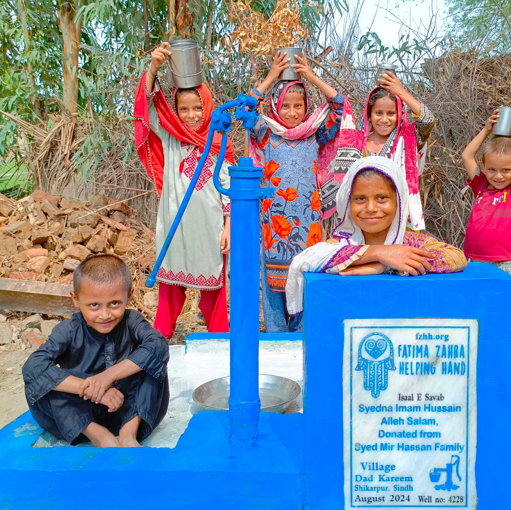 Sindh, Pakistan – Syedna Imam Hussain Alleh Salam, Donated from Syed Mir Hassan Family – FZHH Water Well# 4228