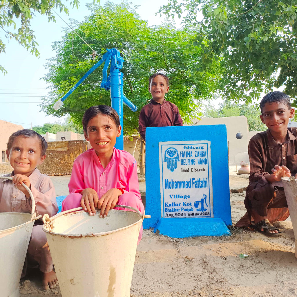 Punjab, Pakistan – Mohammad Fattahi – FZHH Water Well# 4208