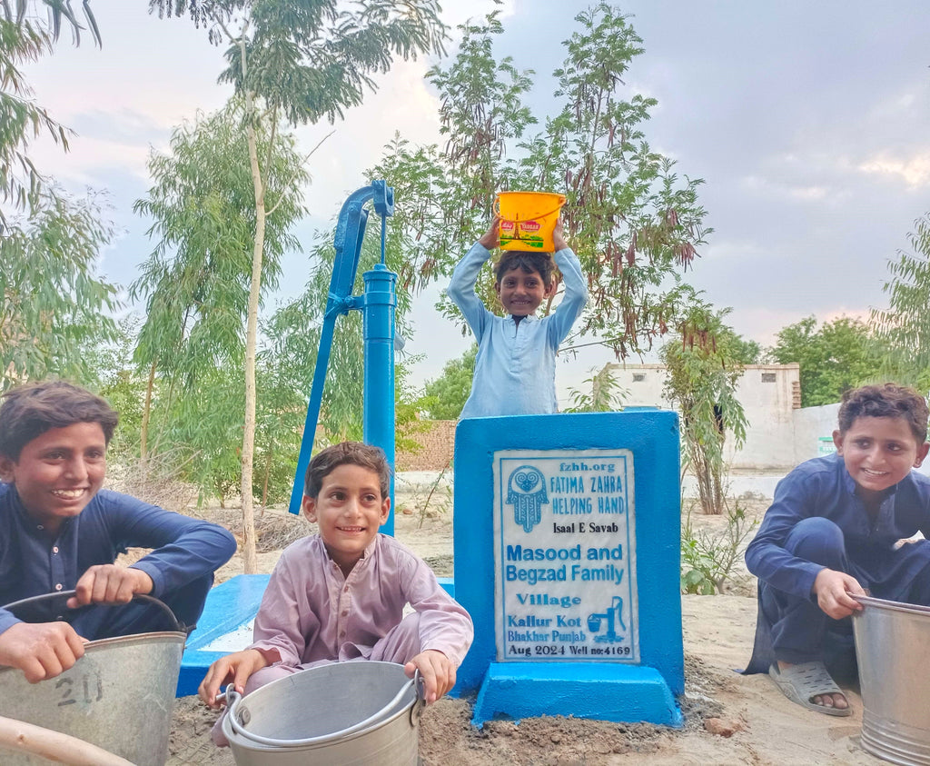 Punjab, Pakistan – Masood and Begzad Family – FZHH Water Well# 4169