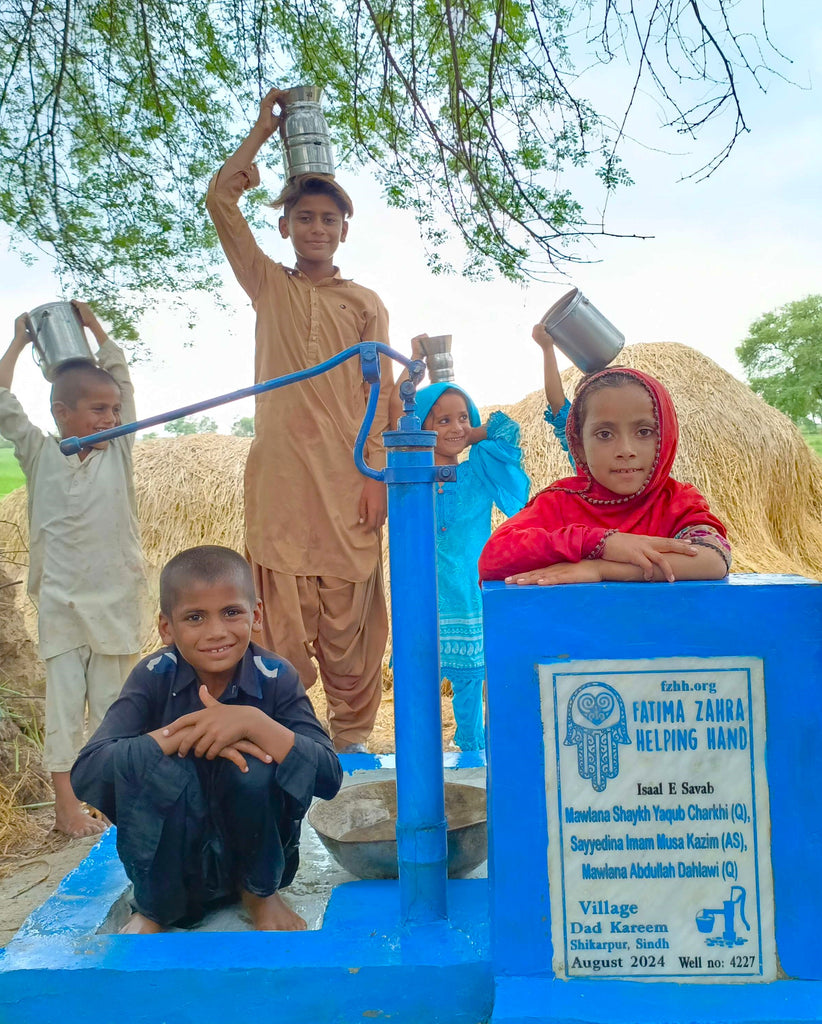 Sindh, Pakistan – Mawlana Shaykh Yaqub Charkhi (Q), Sayyedina Imam Musa Kazim (AS), Mawlana Abdullah Dahlawi (Q) – FZHH Water Well# 4227