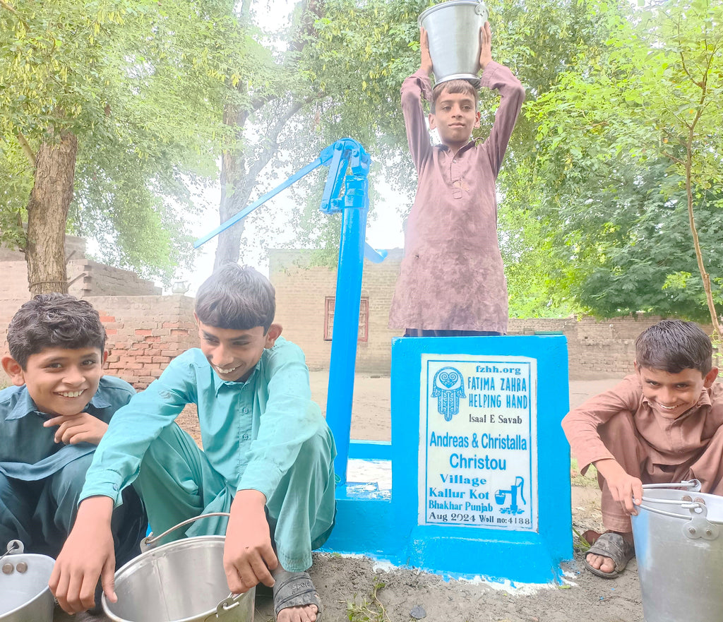 Punjab, Pakistan – Andreas & Christalla Christou – FZHH Water Well# 4188