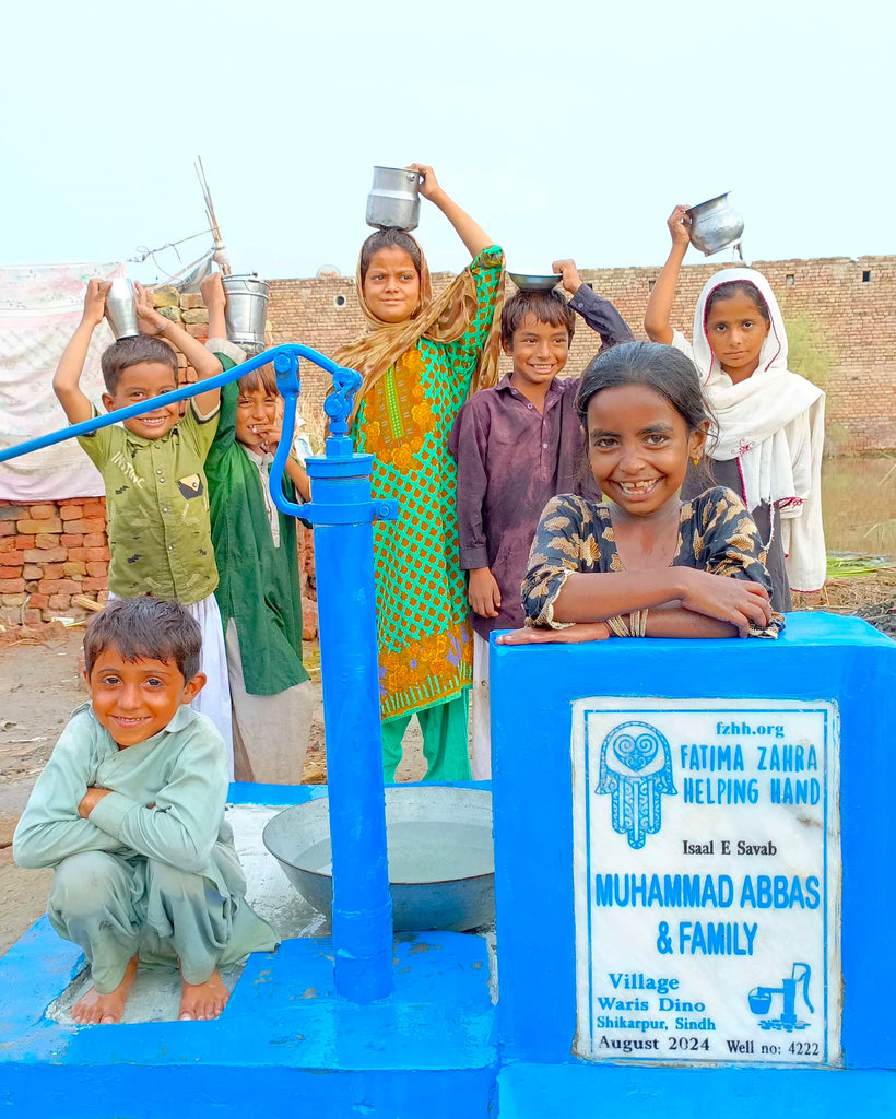 Sindh, Pakistan – MUHAMMAD ABBAS AND FAMILY – FZHH Water Well# 4222