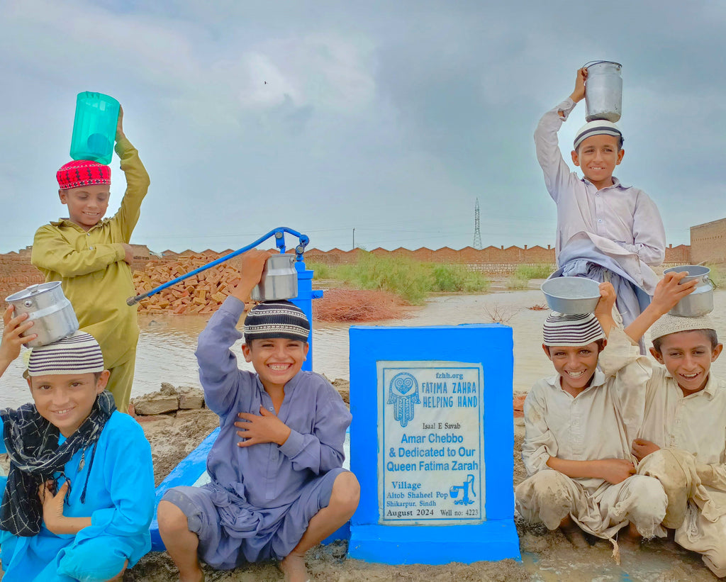 Sindh, Pakistan – Amar Chebbo & Dedicated to Our Queen Fatima Zarah – FZHH Water Well# 4223