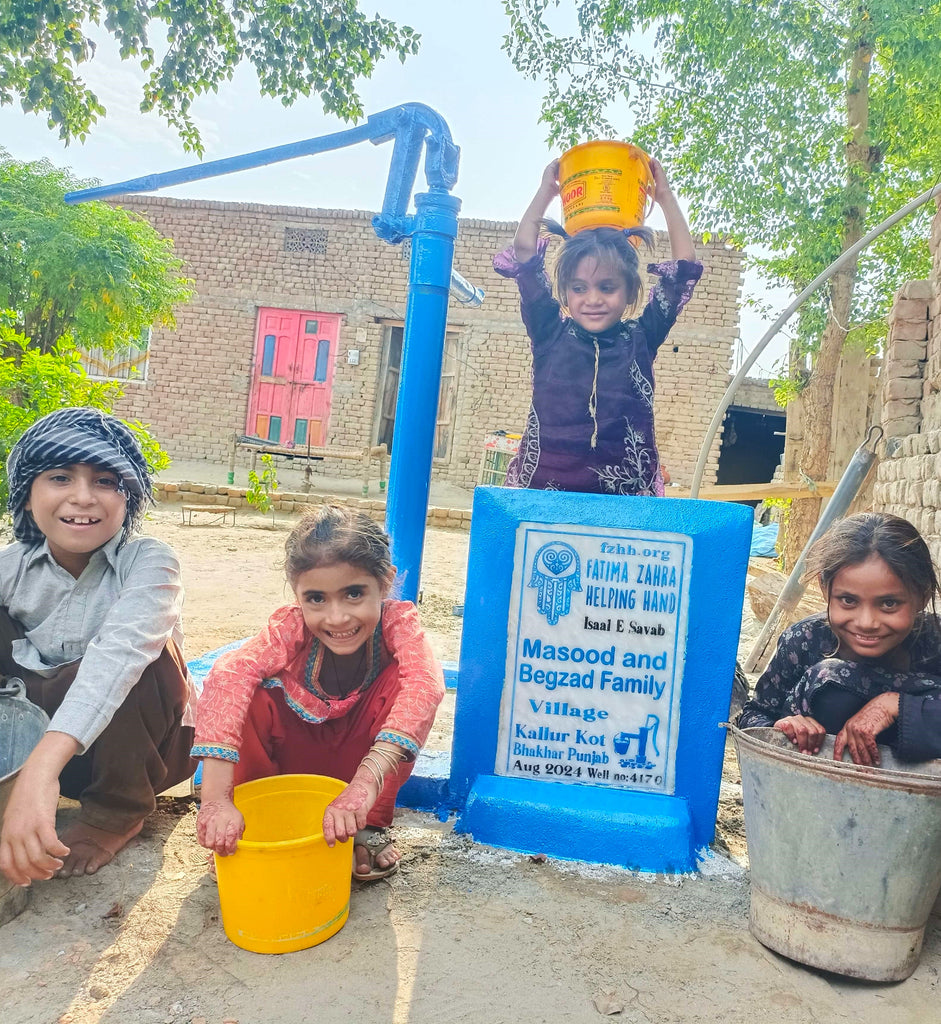 Punjab, Pakistan – Masood and Begzad Family – FZHH Water Well# 4170