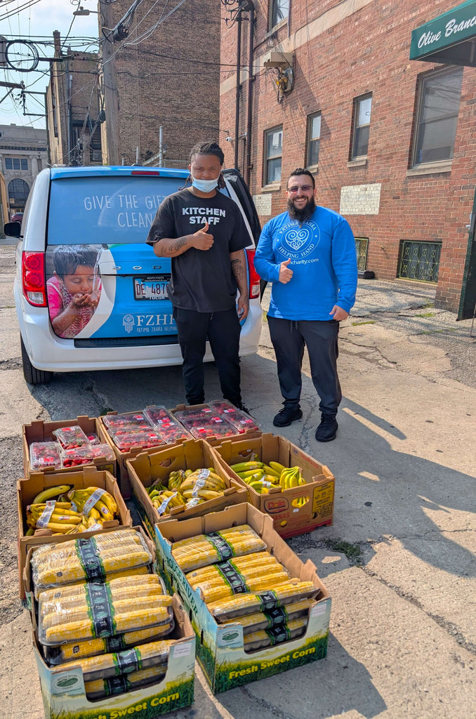 Chicago, Illinois - Participating in Mobile Food Rescue Program by Rescuing & Distributing 600+ lbs. of Fresh Fruits & Vegetables to Local Community's Homeless Shelters Serving Less Privileged People