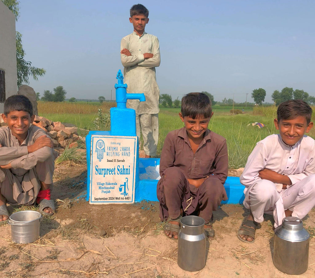 Punjab, Pakistan – Surpreet Sahni – FZHH Water Well# 4401