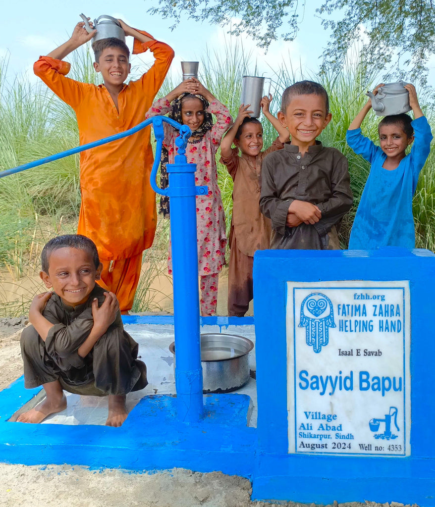 Sindh, Pakistan – Sayyid Bapu – FZHH Water Well# 4353