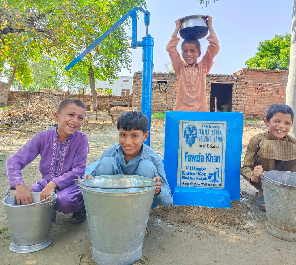 Punjab, Pakistan – Fawzia Khan – FZHH Water Well# 4328