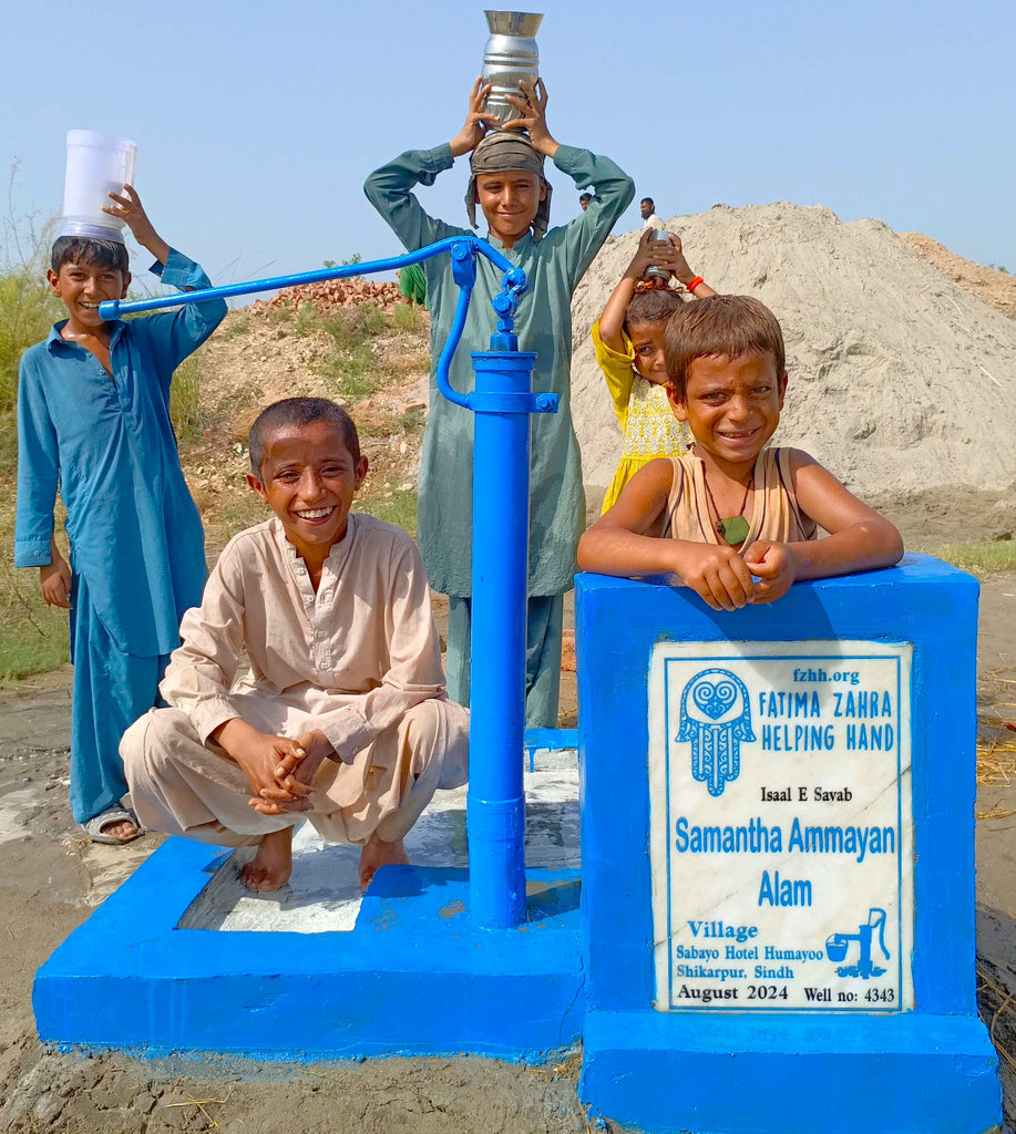 Sindh, Pakistan – Samantha Ammayan Alam – FZHH Water Well# 4343