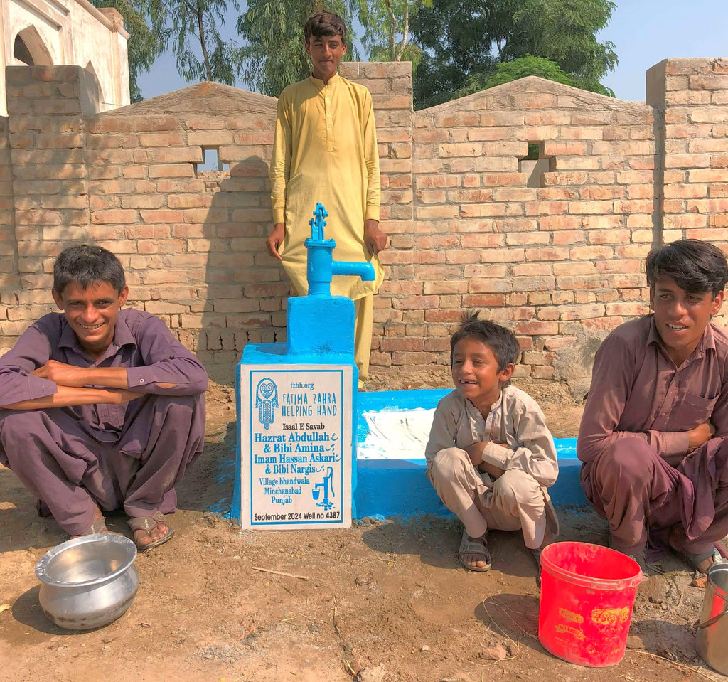 Punjab, Pakistan – Hazrat Abdullah ع & Bibi Amina ص, Imam Hassan Askari ع & Bibi Nargis ص – FZHH Water Well# 4387