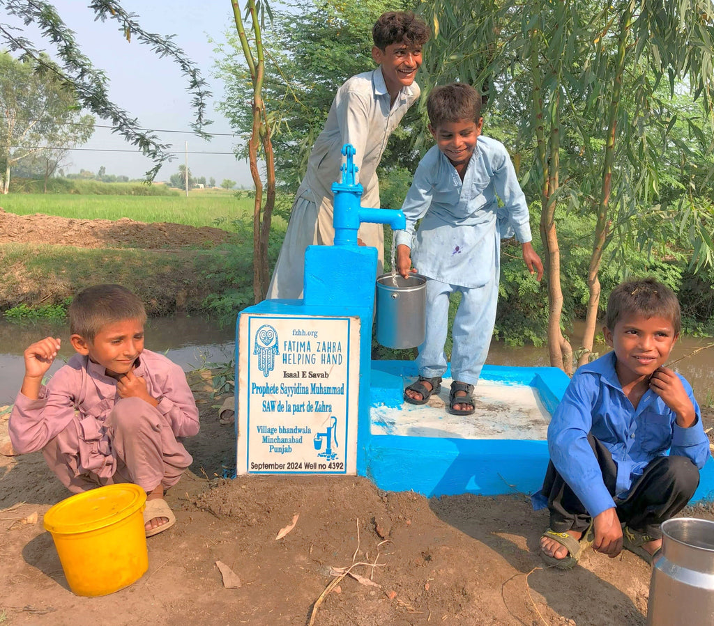 Punjab, Pakistan – Prophe’te Sayyidna Muhammad SAW de Ia part de Zahra – FZHH Water Well# 4392