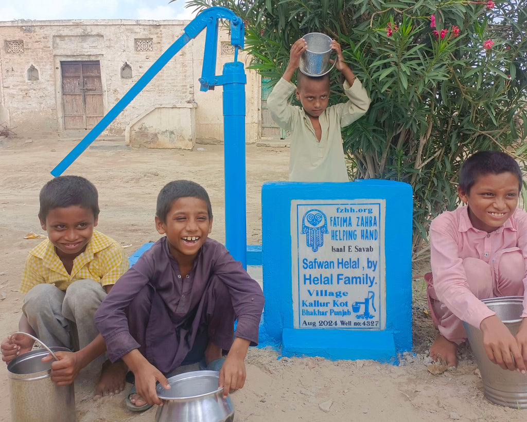 Punjab, Pakistan – Safwan Helal, by Helal Family – FZHH Water Well# 4327