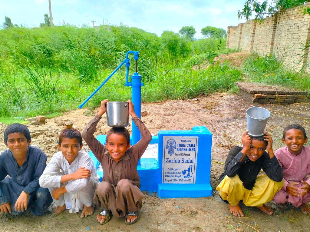 Punjab, Pakistan – Zarina Sadal – FZHH Water Well# 4251