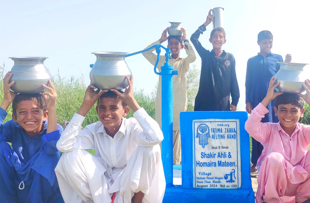 Sindh, Pakistan – Shakir Ahli & Homaira Mateen – FZHH Water Well# 4285