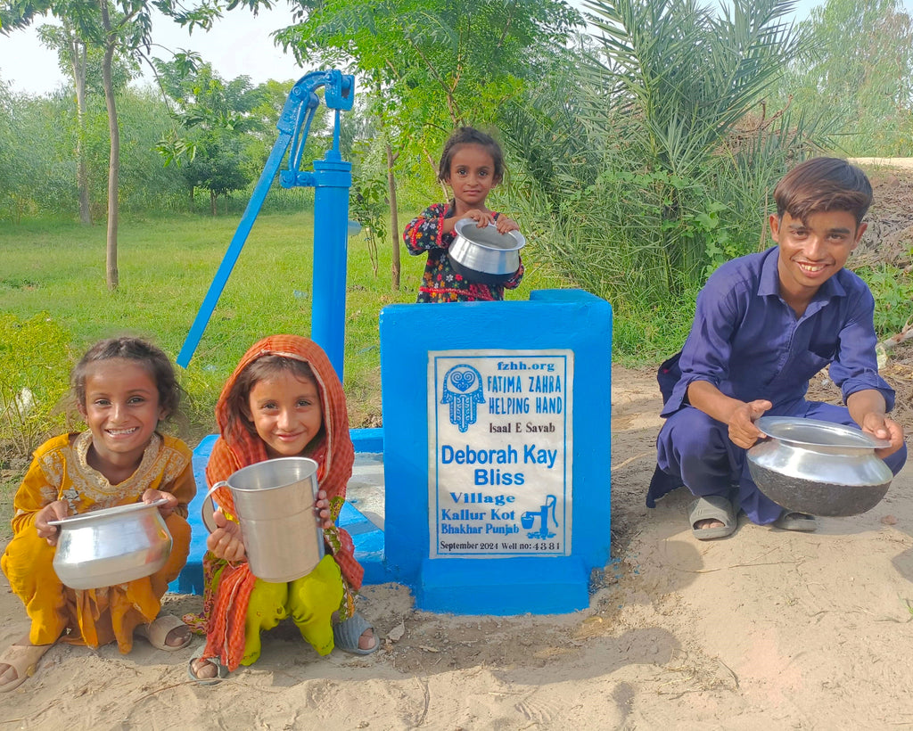 Punjab, Pakistan – Deborah Kay Bliss – FZHH Water Well# 4381