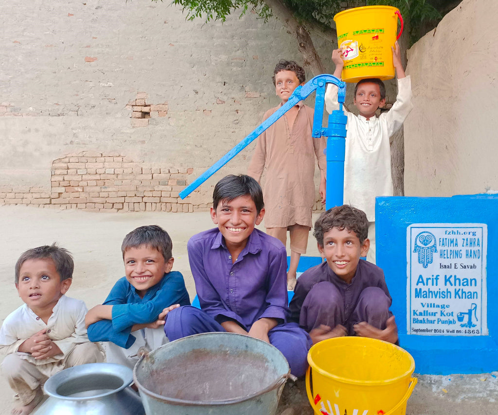 Punjab, Pakistan – Arif Khan Mahvish Khan – FZHH Water Well# 4363