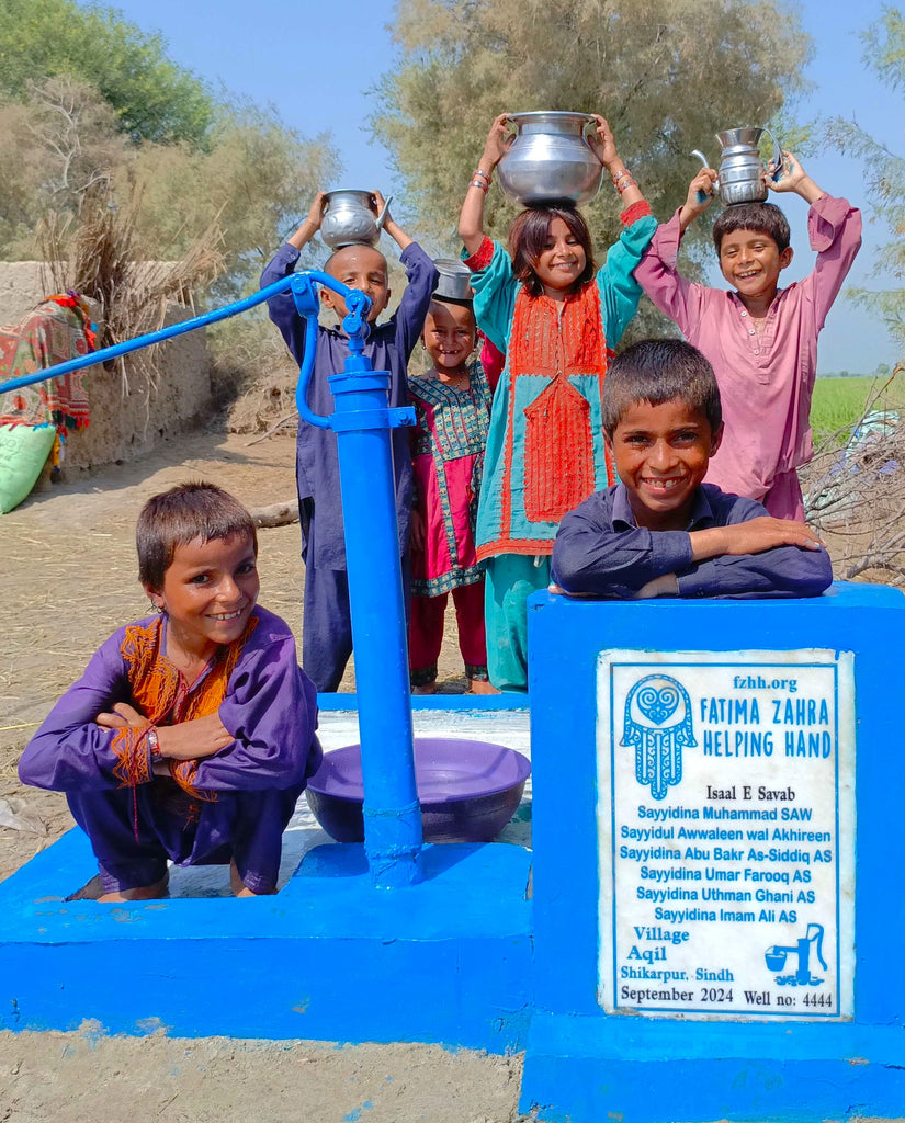 Sindh, Pakistan – Sayyidina Muhammad SAW Sayyidul Awwaleen wal Akhireen Sayyidina Abu Bakr As-Siddiq AS Sayyidina Umar Farooq AS Sayyidina Uthman Ghani AS Sayyidina Imam Ali AS – FZHH Water Well# 4444