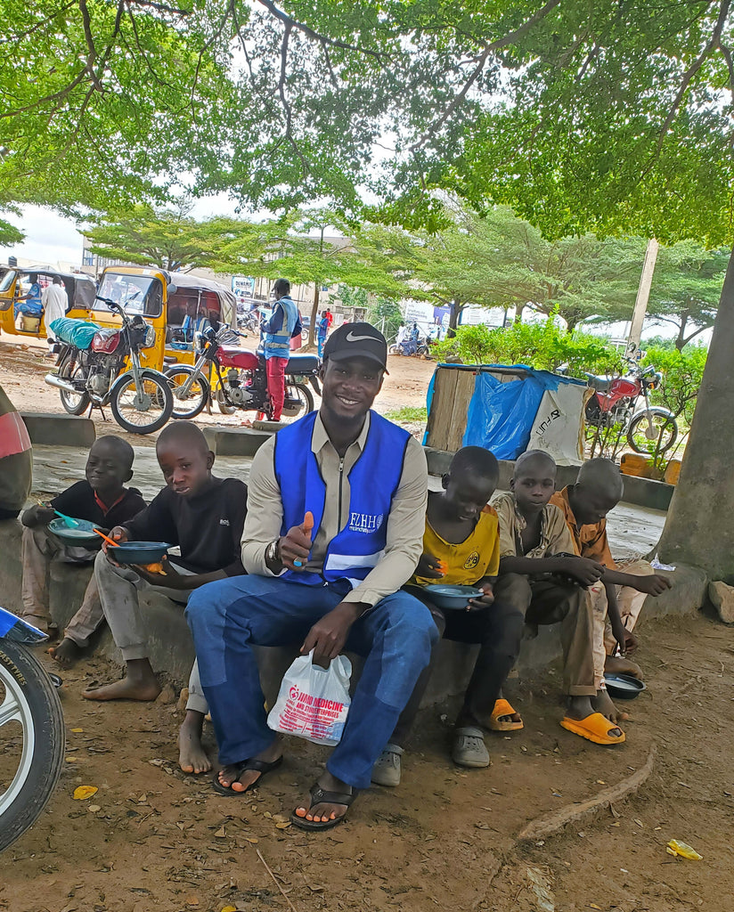 Nasarawa State, Nigeria - Participating in Mobile Food Rescue Program by Serving Hot Breakfast to 6+ Beloved Orphans