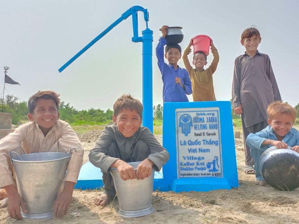 Punjab, Pakistan – Lê Quốc Thắng Việt Nam – FZHH Water Well# 4429